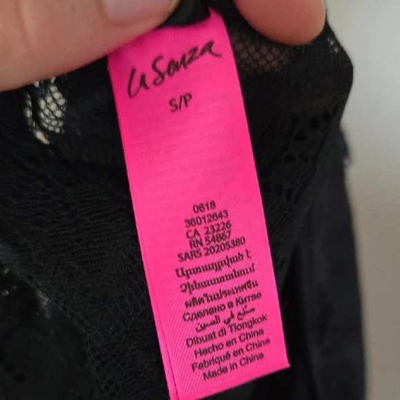 💥Buy2Get1Free💥LaSenza Chic Black Lace Lingerie Bodysuit - Picture 3 of 3